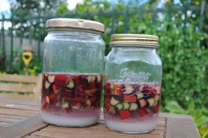 Rhubarb schnapps