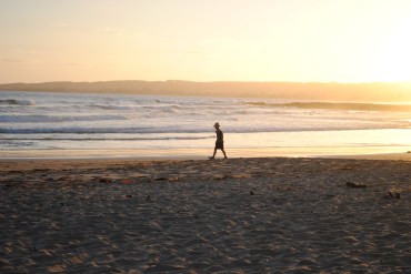 Feature on the beach