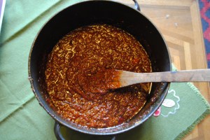 Roast Tomato Chutney cooked